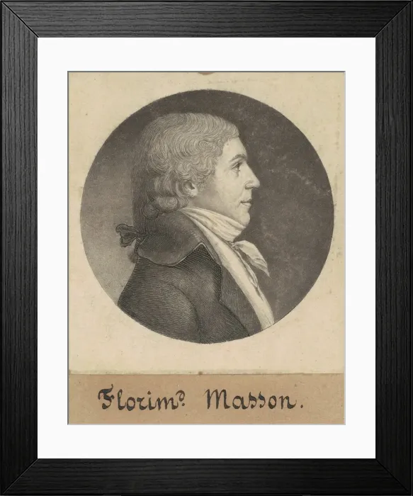 Framed Print : Florimond Masson, 1797-1798. Creator: Charles Balthazar Julien Fé Framed Print : Florimond Masson, 1797-1798. Creator: Charles Balthazar Julien Fé