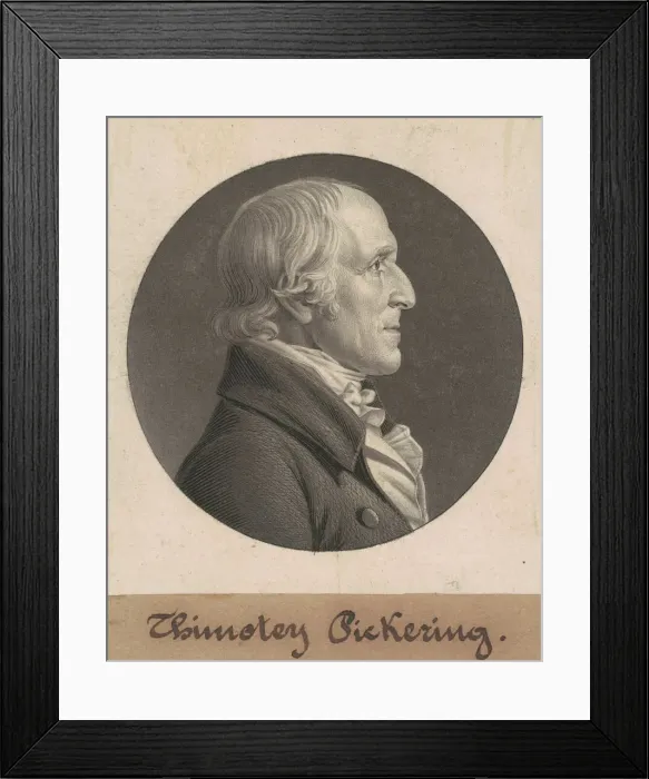 Framed Print : Timothy Pickering, 1806. Creator: Charles Balthazar Julien Fevret de Saint-Mé Framed Print : Timothy Pickering, 1806. Creator: Charles Balthazar Julien Fevret de Saint-Mé