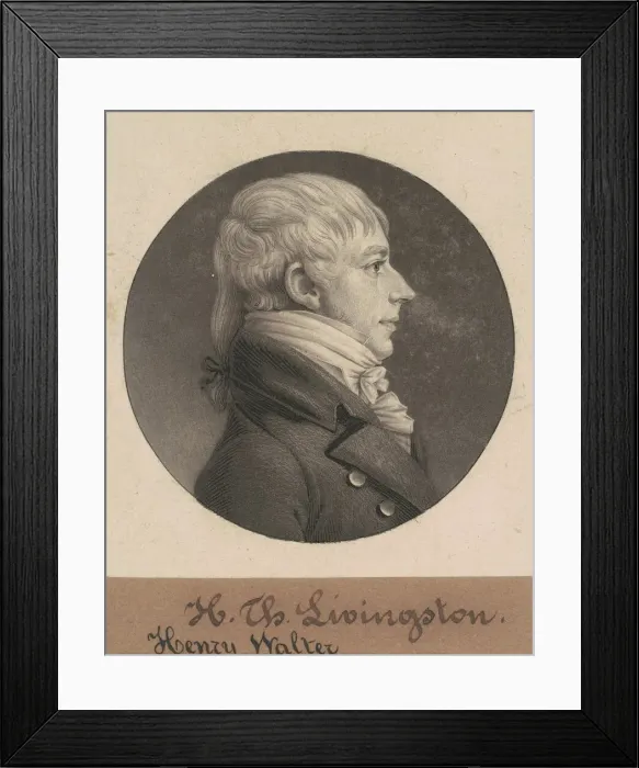 Framed Print : Henry Walter Livingston, 1804. Creator: Charles Balthazar Julien Fé Framed Print : Henry Walter Livingston, 1804. Creator: Charles Balthazar Julien Fé