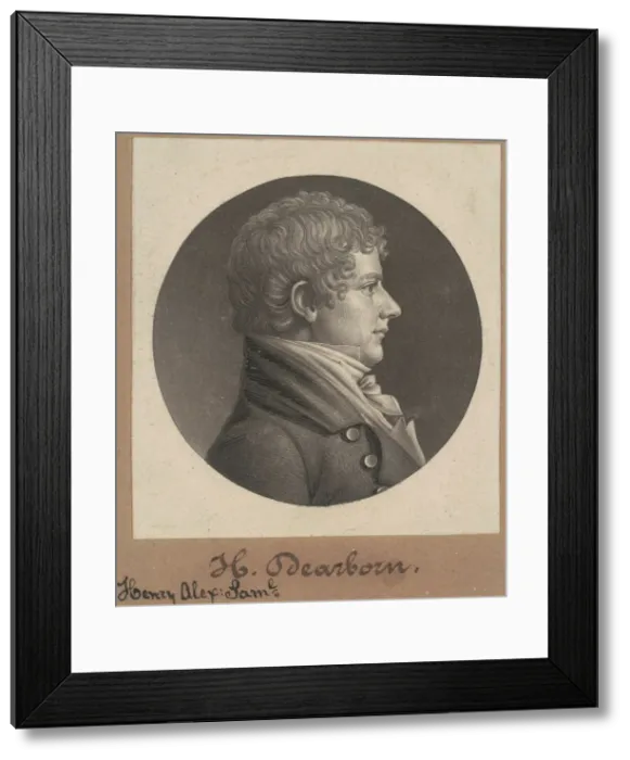 Framed Print : Henry Alexander Scammell Dearborn, 1806. Creator: Charles Balthazar Julien Fé Framed Print : Henry Alexander Scammell Dearborn, 1806. Creator: Charles Balthazar Julien Fé