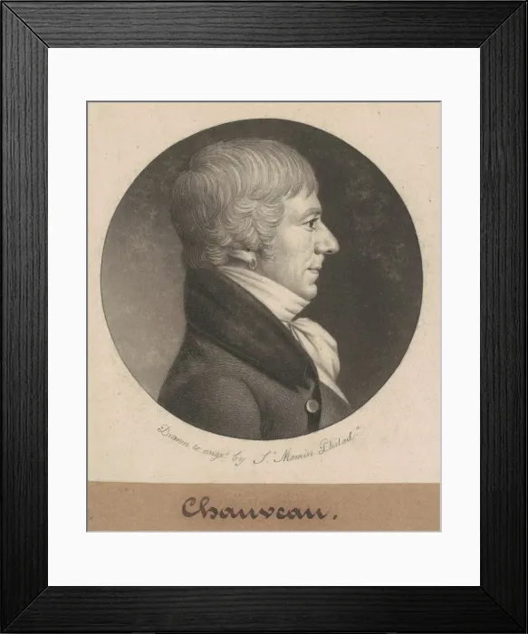 Framed Print : Joseph Anthony Chaveau, 1801. Creator: Charles Balthazar Julien Fé Framed Print : Joseph Anthony Chaveau, 1801. Creator: Charles Balthazar Julien Fé