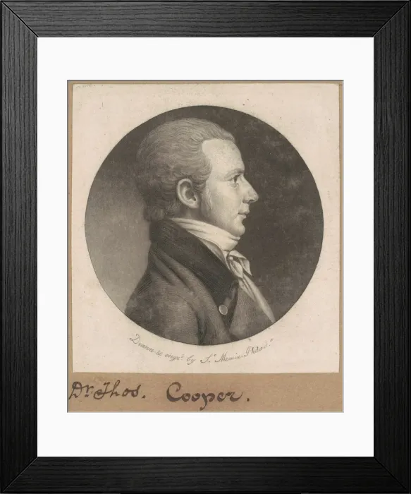 Framed Print : Morris, 1798-1803. Creator: Charles Balthazar Julien Fevret de Saint-Memin Framed Print : Morris, 1798-1803. Creator: Charles Balthazar Julien Fevret de Saint-Memin