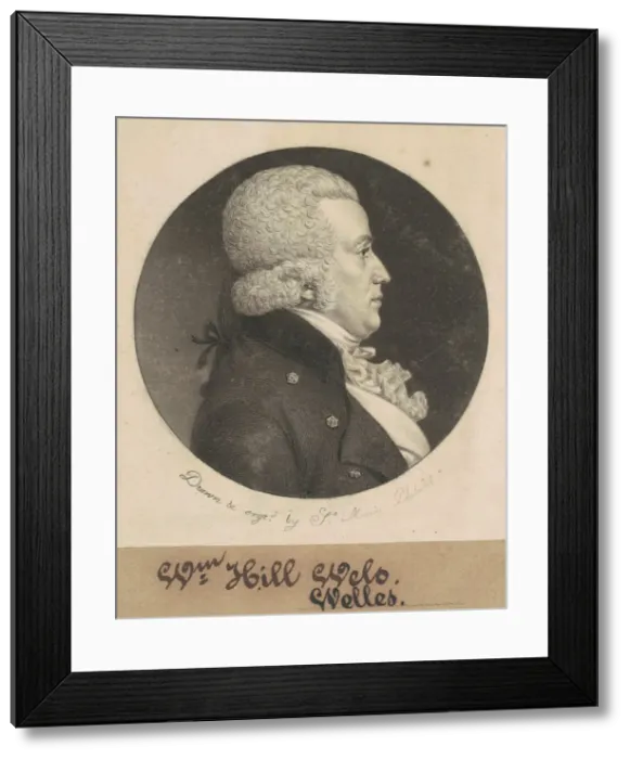 Framed Print : William Hill Wells, 1798-1799. Creator: Charles Balthazar Julien Fé Framed Print : William Hill Wells, 1798-1799. Creator: Charles Balthazar Julien Fé