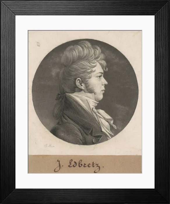 Framed Print : John Hill Smith, c. 1808. Creator: Charles Balthazar Julien Fevret de Saint-Mé Framed Print : John Hill Smith, c. 1808. Creator: Charles Balthazar Julien Fevret de Saint-Mé