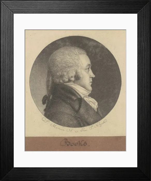 Framed Print : Brooks, 1797. Creator: Charles Balthazar Julien Fevret de Saint-Memin Framed Print : Brooks, 1797. Creator: Charles Balthazar Julien Fevret de Saint-Memin