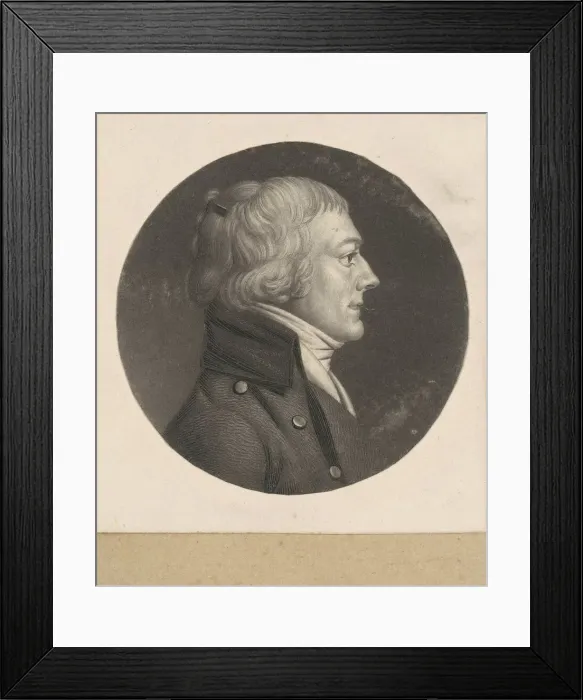 Framed Print : Tarsiere, 1798-1803. Creator: Charles Balthazar Julien Fevret de Saint-Memin Framed Print : Tarsiere, 1798-1803. Creator: Charles Balthazar Julien Fevret de Saint-Memin