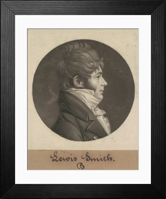 Framed Print : Louis Buchanan Smith, 1804. Creator: Charles Balthazar Julien Fevret de Saint-Mé Framed Print : Louis Buchanan Smith, 1804. Creator: Charles Balthazar Julien Fevret de Saint-Mé
