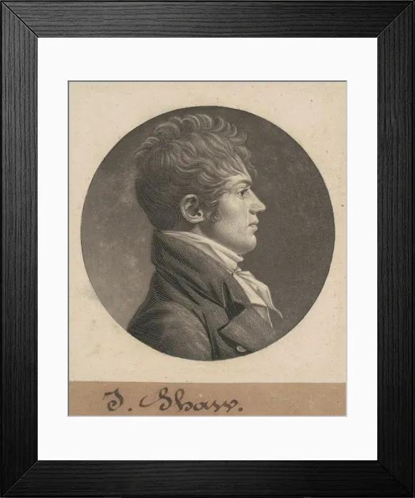 Framed Print : J. Shaw, 1804. Creator: Charles Balthazar Julien Fevret de Saint-Memin Framed Print : J. Shaw, 1804. Creator: Charles Balthazar Julien Fevret de Saint-Memin