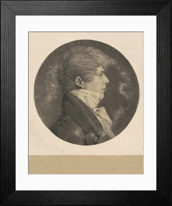 Framed Print : Benjamin Harrison VII, c. 1808. Creator: Charles Balthazar Julien Fé Framed Print : Benjamin Harrison VII, c. 1808. Creator: Charles Balthazar Julien Fé