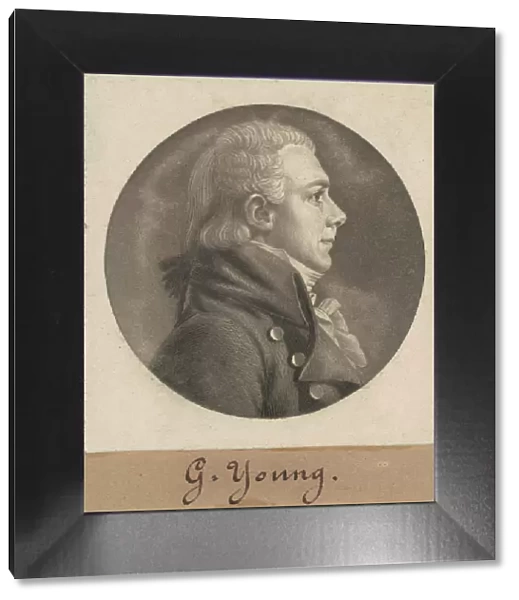 George Young, 1805. Creator: Charles Balthazar Julien Fevret de Saint-Memin