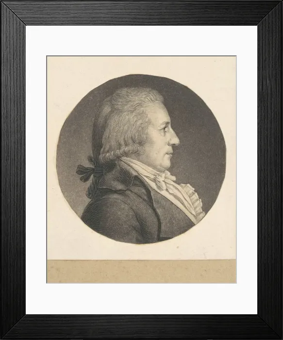 Framed Print : William Armstrong, 1797. Creator: Charles Balthazar Julien Fevret de Saint-Mé Framed Print : William Armstrong, 1797. Creator: Charles Balthazar Julien Fevret de Saint-Mé