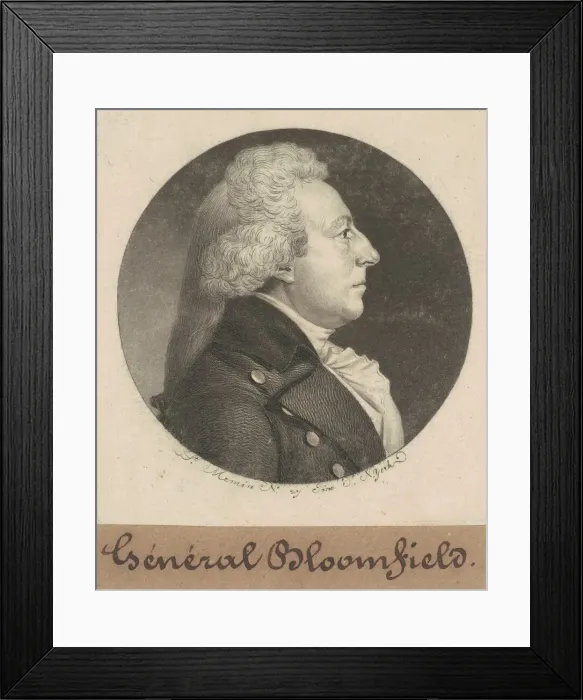 Framed Print : Joseph Bloomfield, 1798. Creator: Charles Balthazar Julien Fevret de Saint-Mé Framed Print : Joseph Bloomfield, 1798. Creator: Charles Balthazar Julien Fevret de Saint-Mé