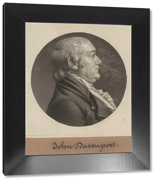 John Davenport, 1806. Creator: Charles Balthazar Julien Fevret de Saint-Memin