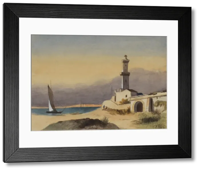 Framed Print : Untitled (Landscape), 1876. Creator: Mary Vaux Walcott Framed Print : Untitled (Landscape), 1876. Creator: Mary Vaux Walcott