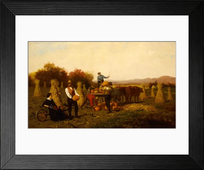 Framed Print : October, 1867. Creator: John Whetten Ehninger Framed Print : October, 1867. Creator: John Whetten Ehninger