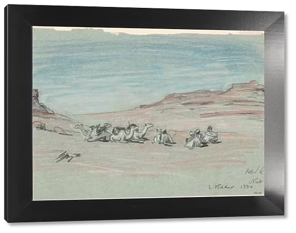 Nile Journey, No. 20, 1890. Creator: Elihu Vedder