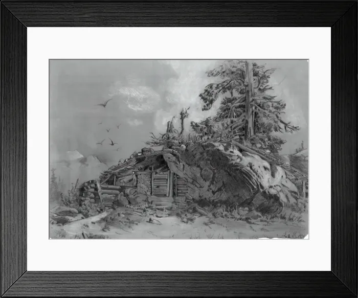 Framed Print : Shelter, 1878. Creator: Louis Michel Eilshemius Framed Print : Shelter, 1878. Creator: Louis Michel Eilshemius