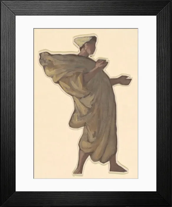 Framed Print : Study for Greek Girls Bathing, c. 1872. Creator: Elihu Vedder Framed Print : Study for Greek Girls Bathing, c. 1872. Creator: Elihu Vedder