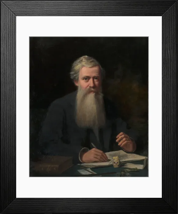 Framed Print : Portrait of Elliot Coues, 1898. Creator: J. Edward Barclay Framed Print : Portrait of Elliot Coues, 1898. Creator: J. Edward Barclay