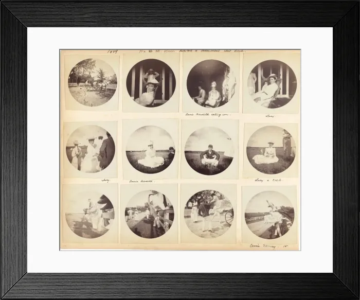 Framed Print : Charles Walter Amory family album, 1888-1897. Creator: Unknown