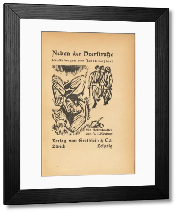 Framed Print : Jakob Bosshart: Neben der Heerstrasse (Jakob Bosshart: Near Main Street), 1923 Framed Print : Jakob Bosshart: Neben der Heerstrasse (Jakob Bosshart: Near Main Street), 1923