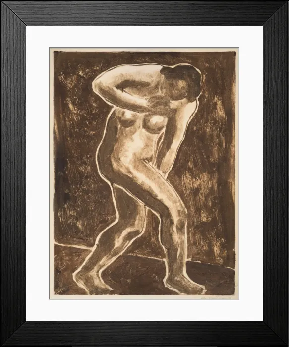 Framed Print : (Untitled), 1905. Creator: Abraham Walkowitz Framed Print : (Untitled), 1905. Creator: Abraham Walkowitz