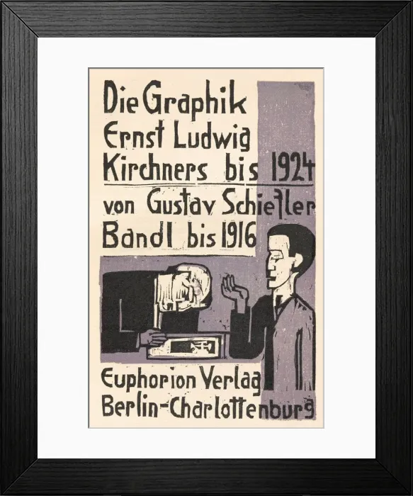 Framed Print : Die Graphik Ernst Ludwig Kirchners bis 1924 von Gustav Schiefler Band I bis 1916... 1926 Framed Print : Die Graphik Ernst Ludwig Kirchners bis 1924 von Gustav Schiefler Band I bis 1916... 1926