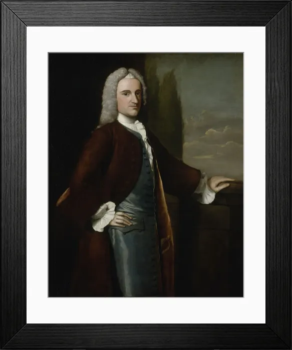 Framed Print : Thomas Hopkinson, 1746. Creator: Robert Feke Framed Print : Thomas Hopkinson, 1746. Creator: Robert Feke