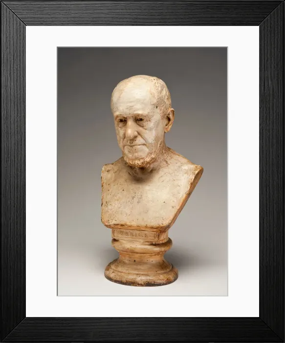 Framed Print : Portrait Bust of Benjamin Eakins, 1894. Creators: Thomas Eakins, Samuel Murray Framed Print : Portrait Bust of Benjamin Eakins, 1894. Creators: Thomas Eakins, Samuel Murray