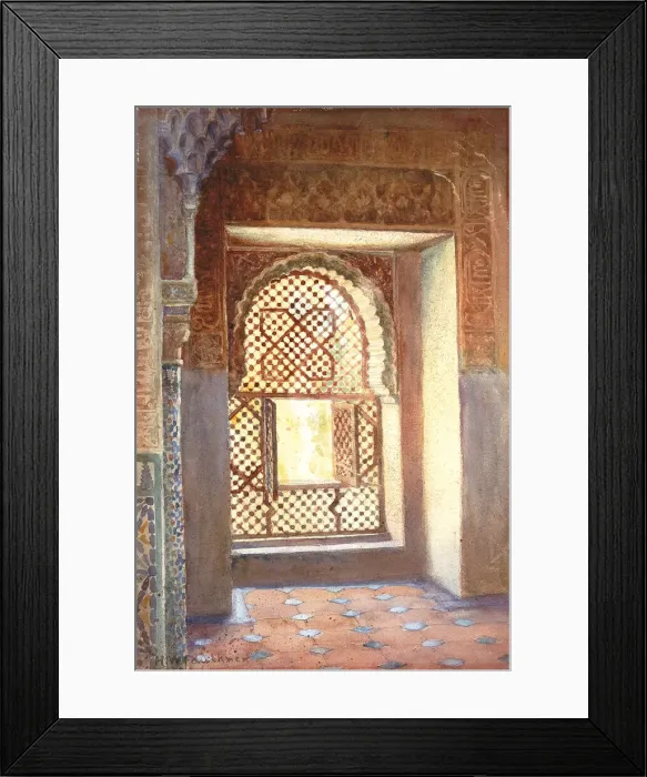 Framed Print : A Window in the Hall of Justice, 1906. Creator: Herbert W. Faulkner Framed Print : A Window in the Hall of Justice, 1906. Creator: Herbert W. Faulkner