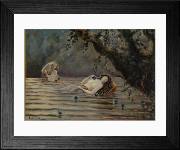 Framed Print : Fairy Tale, 1901. Creator: Louis Michel Eilshemius Framed Print : Fairy Tale, 1901. Creator: Louis Michel Eilshemius