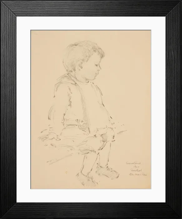 Framed Print : Constant, 1907. Creator: Elmer Livingston MacRae