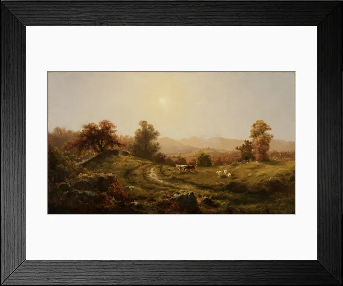 Framed Print : Landscape, 1859. Creator: Charles H. Moore Framed Print : Landscape, 1859. Creator: Charles H. Moore