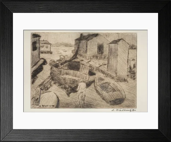 Framed Print : Street Scene, Building, Or Portrait, 1900. Creator: Abraham Walkowitz Framed Print : Street Scene, Building, Or Portrait, 1900. Creator: Abraham Walkowitz