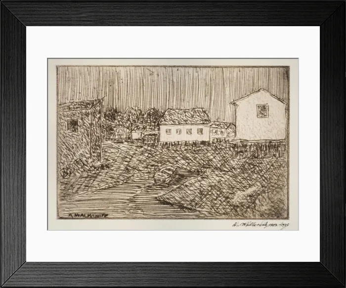 Framed Print : Street Scene, Building, Or Portrait, 1902-1905. Creator: Abraham Walkowitz Framed Print : Street Scene, Building, Or Portrait, 1902-1905. Creator: Abraham Walkowitz