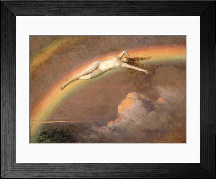Framed Print : The Spirit of the Rainbow, 1912-1919. Creator: Henry Mosler Framed Print : The Spirit of the Rainbow, 1912-1919. Creator: Henry Mosler