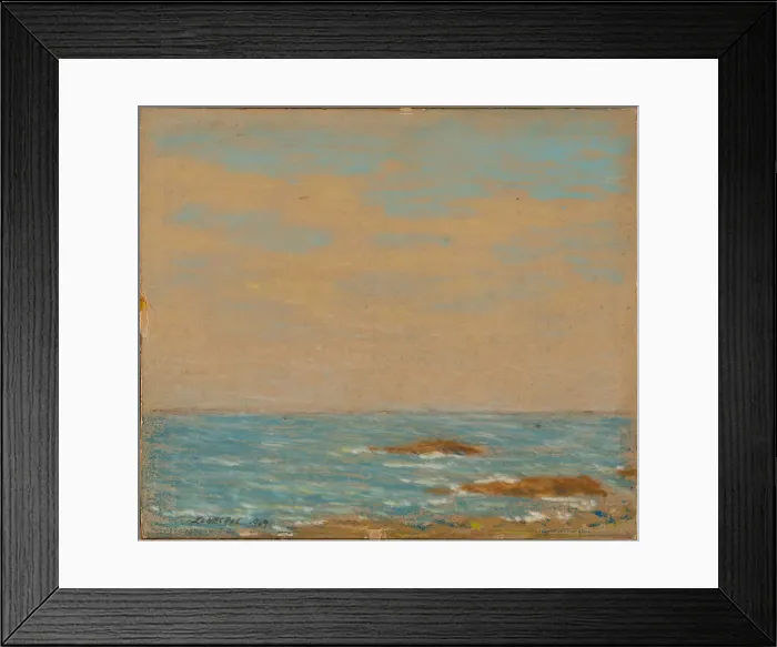 Framed Print : Seascape, 1909. Creator: Elmer Livingston MacRae Framed Print : Seascape, 1909. Creator: Elmer Livingston MacRae