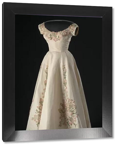 Dress designed by Ann Lowe, 1958. Creator: Ann Lowe