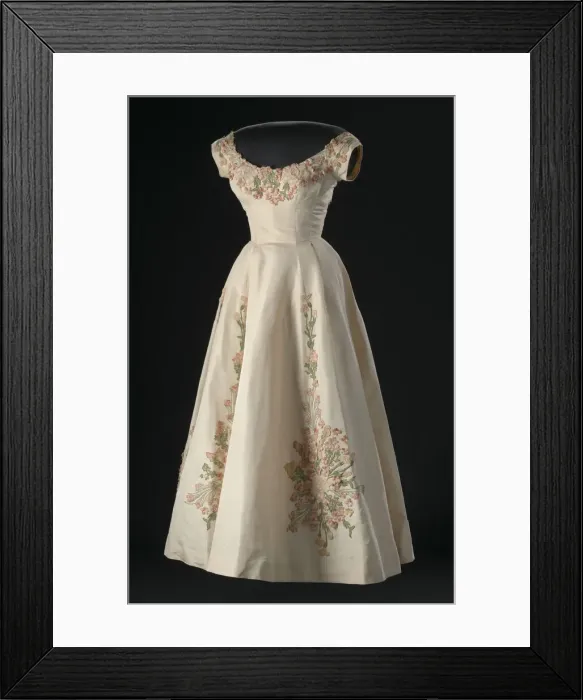 Framed Print : Dress designed by Ann Lowe, 1958. Creator: Ann Lowe Framed Print : Dress designed by Ann Lowe, 1958. Creator: Ann Lowe