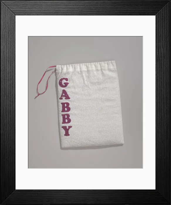 Framed Print : Bag used by Gabby Douglas to carry uneven bar grips and tape for 2012 Olympics, 2012 Framed Print : Bag used by Gabby Douglas to carry uneven bar grips and tape for 2012 Olympics, 2012
