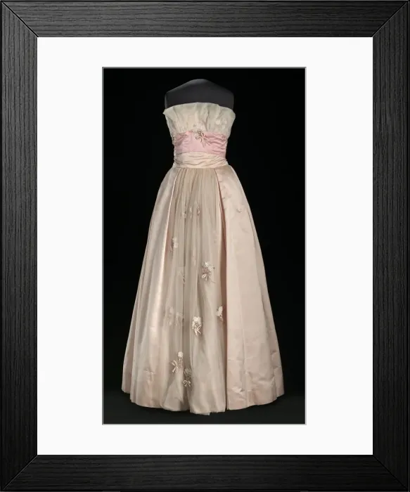 Framed Print : Dress designed by Ann Lowe, 1959. Creator: Ann Lowe Framed Print : Dress designed by Ann Lowe, 1959. Creator: Ann Lowe