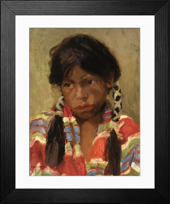 Framed Print : Indian Boy (Joe Archelita), 1918. Creator: Harriet Blackstone Framed Print : Indian Boy (Joe Archelita), 1918. Creator: Harriet Blackstone