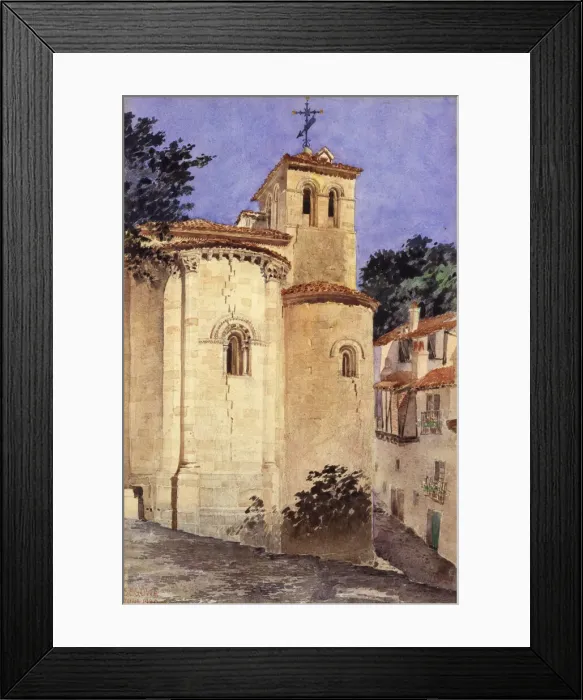 Framed Print : Church at Segovia, Spain, 1920. Creator: Cass Gilbert Framed Print : Church at Segovia, Spain, 1920. Creator: Cass Gilbert