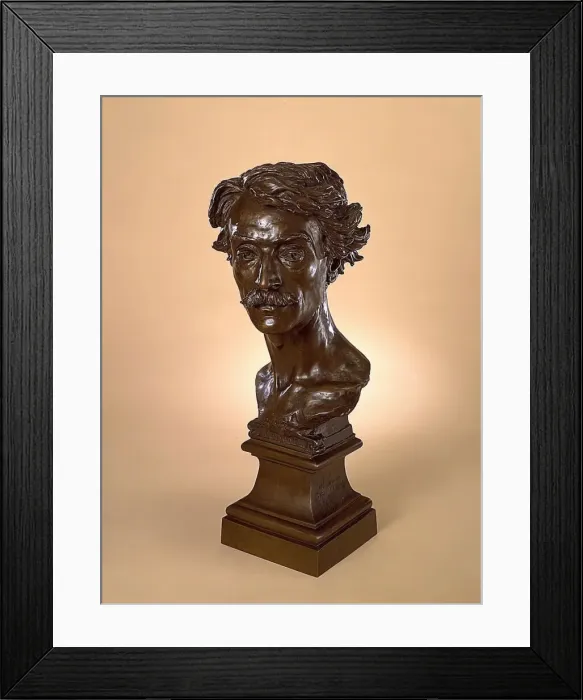 Framed Print : Jean-Leon Gerome, 1871 / cast 1871-1888. Creator: Jean-Baptiste Carpeaux Framed Print : Jean-Leon Gerome, 1871 / cast 1871-1888. Creator: Jean-Baptiste Carpeaux