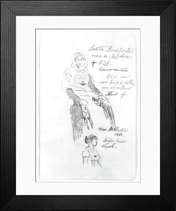 Framed Print : Laetitia Bonaparte, 1875-1876. Creator: Thomas Eakins Framed Print : Laetitia Bonaparte, 1875-1876. Creator: Thomas Eakins