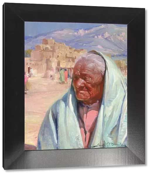 Antonio Concha, Old Man of Taos, 1924. Creator: Gerald Cassidy