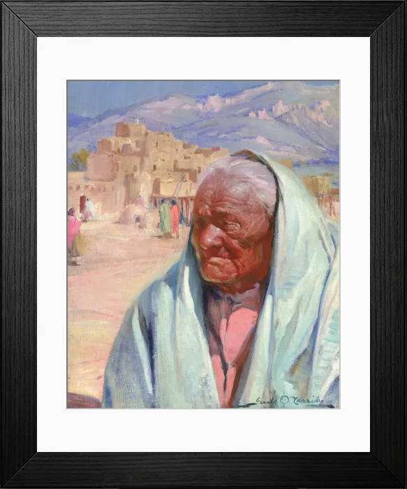 Framed Print : Antonio Concha, Old Man of Taos, 1924. Creator: Gerald Cassidy Framed Print : Antonio Concha, Old Man of Taos, 1924. Creator: Gerald Cassidy