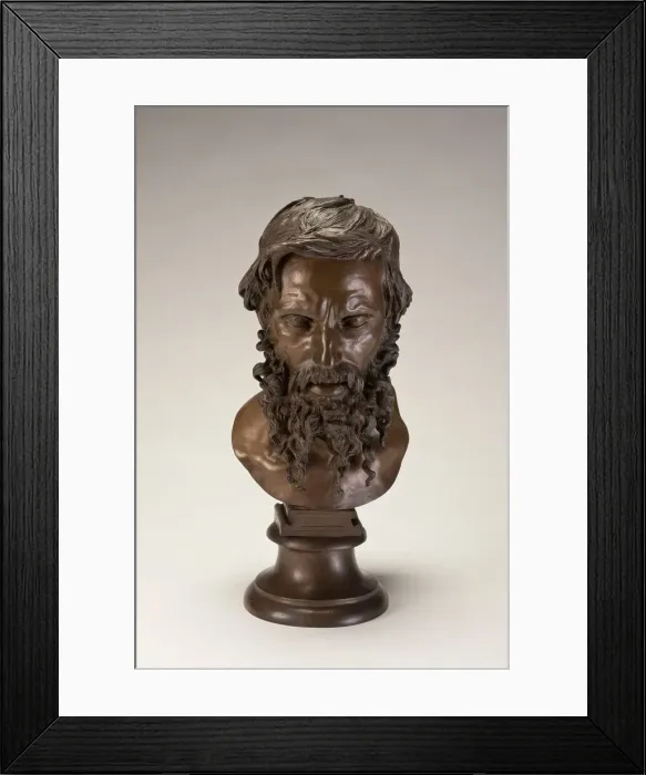 Framed Print : The Philosopher (Portrait Of Masto Ciccio), 1883 / cast 1919. Creator: Vincenzo Gemito Framed Print : The Philosopher (Portrait Of Masto Ciccio), 1883 / cast 1919. Creator: Vincenzo Gemito