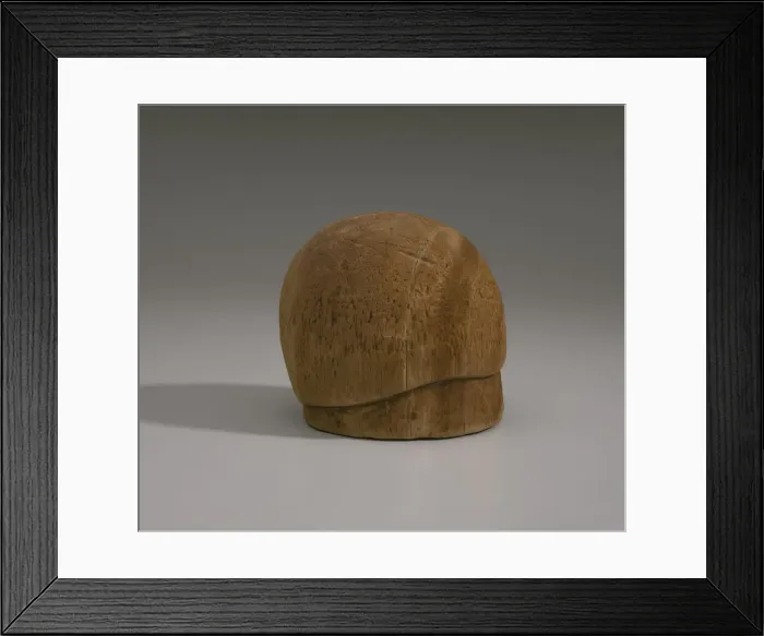 Framed Print : Wooden hat block from Maes Millinery Shop, 1941-1994. Creator: Unknown Framed Print : Wooden hat block from Maes Millinery Shop, 1941-1994. Creator: Unknown