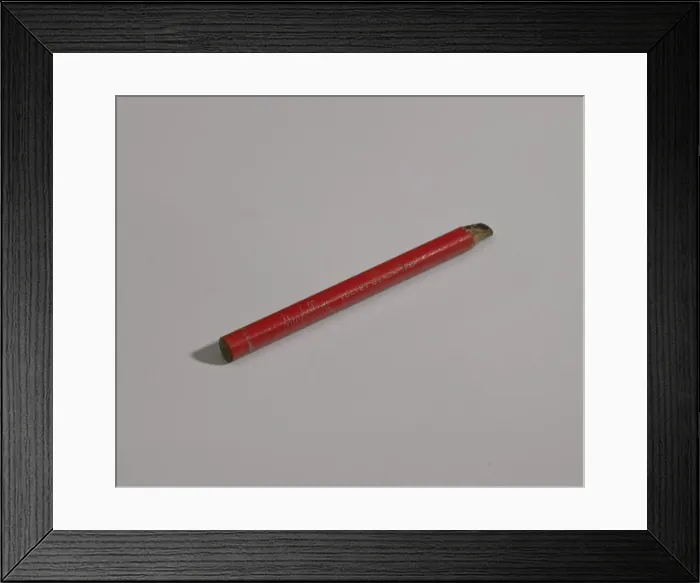 Framed Print : Black makeup pencil from Maes Millinery Shop, 1941-1994. Creator: Maybelline Framed Print : Black makeup pencil from Maes Millinery Shop, 1941-1994. Creator: Maybelline